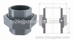 PVC-U PIPE FITTINGS FOR WATER SUPPLY UNION (DIN)