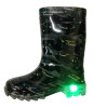 Kids PVC Rain Boots with LED Lights