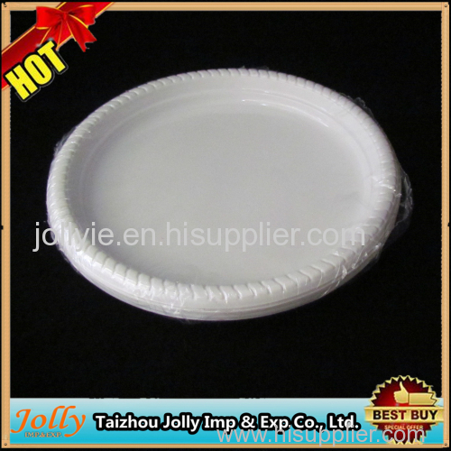disposable plastic plates/ party disposable plates/ round disposable plates