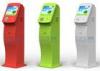 Multi Functional Card Dispenser Kiosk , Prepaid Card Kiosk White Or Red Color