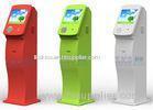 Multi Functional Card Dispenser Kiosk , Prepaid Card Kiosk White Or Red Color