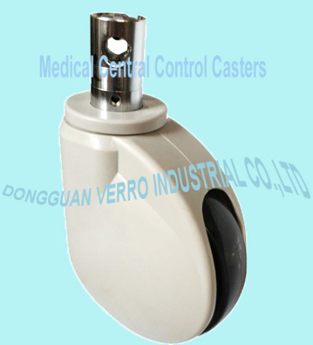 Medical central control swivel casters