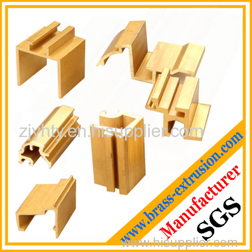 window door frame profile brass channel extrusion section