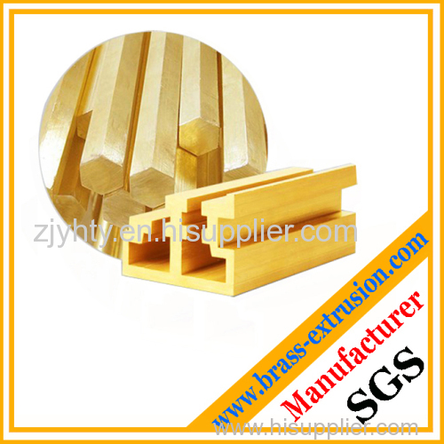 brass extrusion profile for window and door
