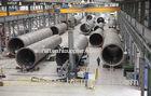 Single shell Wind Tower Production Line , sand blasting and Painting roller beds