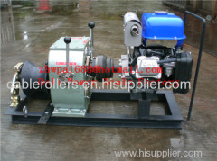 Cable Drum Winch Cable pulling winch cable feeder