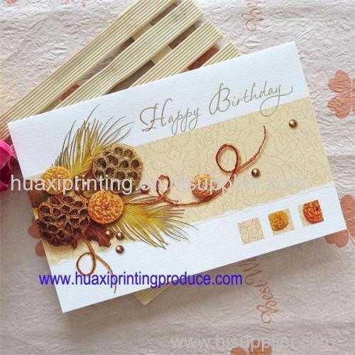 square and vividly flower birthday cards