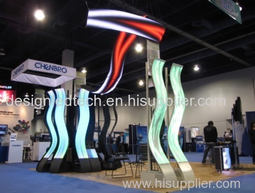 P10 indoor twisted flexible led display