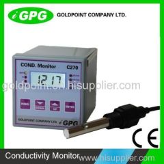 CE Ultrapure water/cooling tower and boiler water conductivity meter/conductivity controller/industrial water