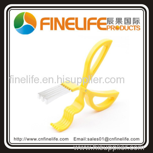 Plastic bananas slicer scissor