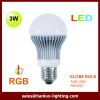 3W LED globe bulbs E27 base CE ROHS