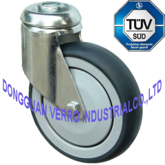 Hospital appliance TPE swivel medical casters