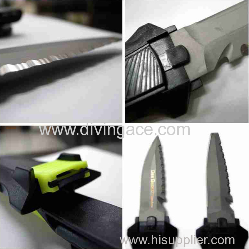 Camping knife/survival knife for diving