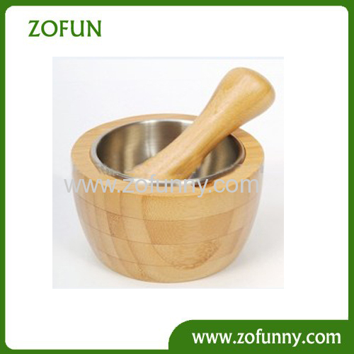 New style Bamboo Mortar