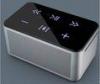nice aluminium body Hi Fi portable wireless bluetooth speaker with touch button design