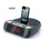 new model docking station speakers for iphone 5 with alarm clock radio
