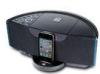 Wireless docking station speaker for iphone ipad ipod with AV out FM radio alarm clock