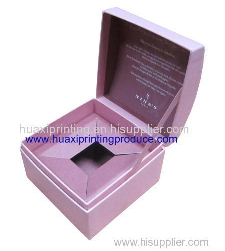 pink folded gift boxes