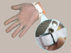 Stainless steel wire mesh cut resistant gloves