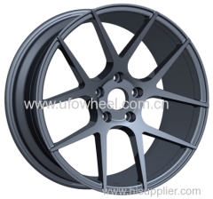 Car Alloy wheel gunmetal in staggered