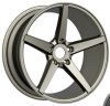Replica Alloy Wheels gunmetal 5 spokes