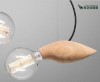 Lightingbird Modern Hotel Hanging Lamp Wooden Pendant Lighting