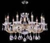 Baccarat E14 / E27 Contemporary Crystal Chandelier Lighting With 18 Lights