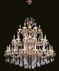 Unique Murano Glass Pendant LED Chandelier Lights GU10 For Luxury Club