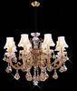 Fashion Dining Room LED Chandelier Lights , Hanging Large 10 Light Chandelier