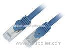 Category 6 Ethernet Patch Cables Short Blue , 8P8C RJ45 Patch Cord