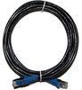 Black Color CAT.6 Ethernet Patch Cables 24AWG Pure Copper Conductor Blue color SR