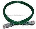 UTP CAT.6 Flexible Ethernet Patch Cables RoHS Complies Green Color New PVC Jacket