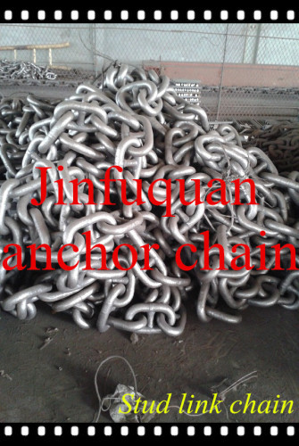welded galvanized gi marine stud link chain (QINGDAO MANUFACTURER)