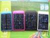 Outdoor 18650 mobile phone solar charger for iPhone iPad Samsung Galaxy Tab MP3