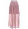 Simple Long Chiffon Womens Summer Skirts Casual And Custom Made