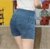 New Style Blue Short Jeans Casual All-Match Washed Denim Pants Cotton Shorts