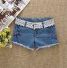 New 2014 Fashion Female Pocket Denim Shorts Women Jeans Short Casual Hot Pants