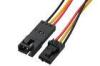 Custom UL1007 Industrial Wire Harness MOLEX Power Extension Cable Assembly