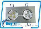 3 x 4w MR16 ceiling light fixture , RGB led spot with DMX 512 dimmable