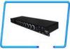 Stage show 19&quot; rack mountable 8 ways DMX splitter , Light Signal Booster CE approved