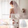 beaded lace Gloves / Lace Veil Bride Wedding Accessories in White