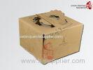 Square Cardboard Cake Boxes With Handle Recycle Kraft Paper Cake Box