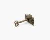Antique brass Cabinet Door Locks high security 52x26x6mm for office furniture