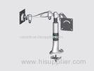 Steel / Zinc Alloy adjustable Dual LCD Monitor Arm 360 degree rotation computer monitor arm