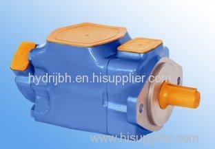3525V 600 - 1500 Rpm Tandem Hydraulic Vane Pump with Water Glycol Fluid