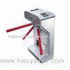 Time Attendance Vertical Tripod Turnstile Intelligent With NA Drive Motor
