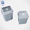 Customized Large Plastic Garbage Bins / Trash Container 42L in Gray