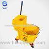 32L Single Commercial Mop Bucket And Wringer For Supermarket / Hotel