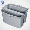 Gray , Red Plastic Twin Bucket Cleaning Tools For Shopping Mall