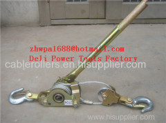 Cable Puller Hand Come Along Dual Drive Ratchet Cable Puller